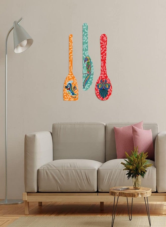 Kaameri Bazaar Wall Art Birds Wooden Wall Hanger for Wall | Home | Office | Living Room | Gift | Modern Decoration Items | Kitchen Wall Decor | Home Decor Hanging Items. - Image 5