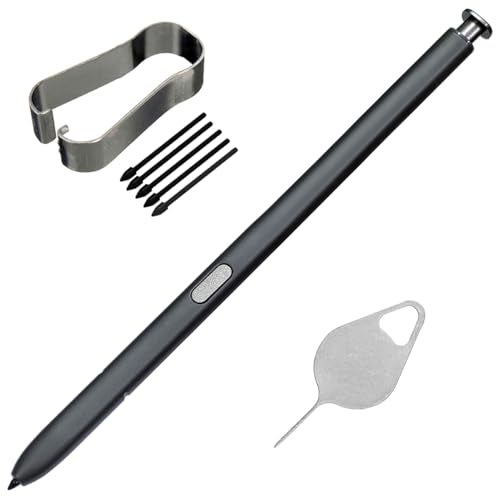 Bestdealing Galaxy S24 Ultra 5G S Pen Replacement S24 Ultra Pen with S24 Ultra Tips Nibs for Samsung Galaxy S24 Ultra 5G Touch Pen 6.8" SM-S928U S928W S928 with Needle Repair Part (No Bluetooth) (Titanium Black) - Image 1