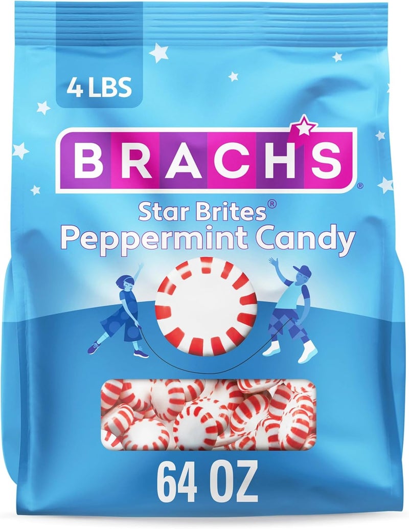 Brach's حلوى براك ستار برايتس بنكهة النعناع - 4 أرطال - Image 1