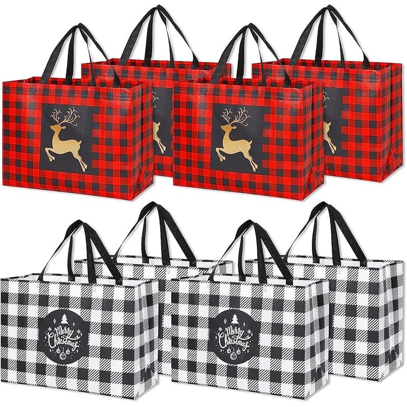 YANGTE Extra Large  Gift Bags, Reusable Tote Bags with Handle Non-Woven  Grocery Shopping Totes for Holiday - Image 1