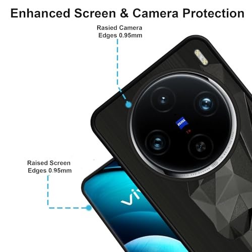 VIDO غطاء خلفي ناعم حصري من VIDO لهاتف Vivo X100 5G (مضاد للصدمات | حماية كاملة بزاوية 360 درجة) - Image 2