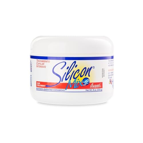 Silicon Mix Deep Conditioning Hair Mask 8 ounces  Intensive Treatment for Dry Damaged and Brittle Hair Moisturizing Conditioner for Women to Repair Control Frizz Add Shine and Softness