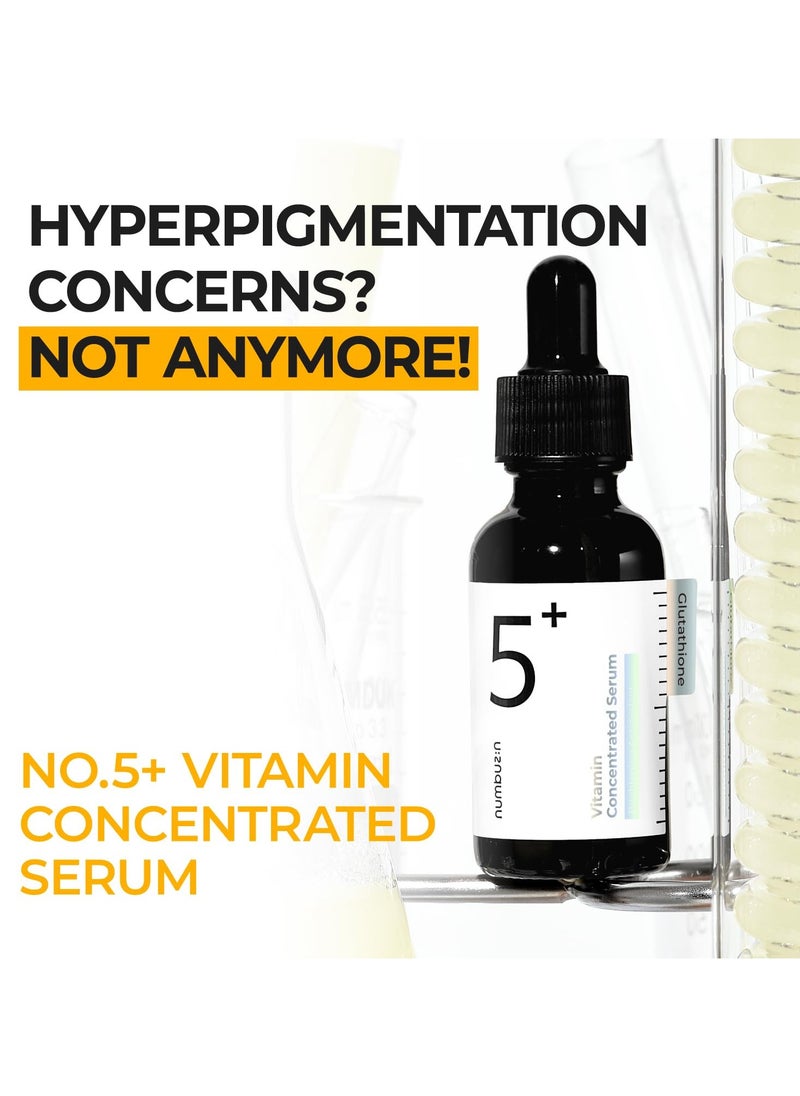 numbuzin - numbuzin No.5+ Vitamin Concentrated Serum 30 ml - Image 1