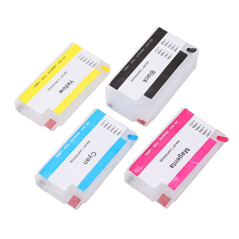 Large Capacity 4 Color Inkjet Replacement Ink For HP 952 953 954 955 Smooth Discharge Good Sealing - Image 5