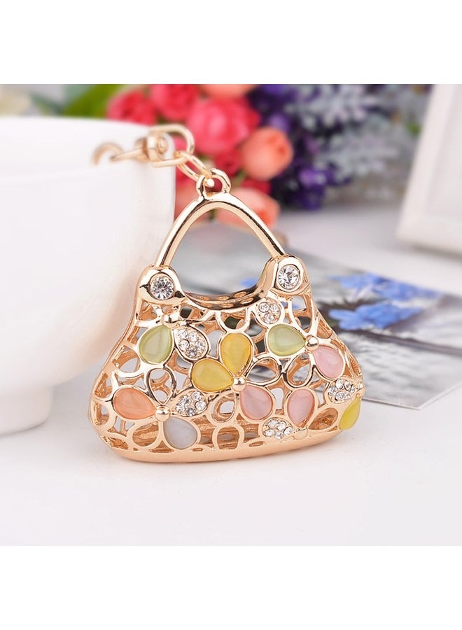 We Happy Pack of 2 Hand Bag Shape Key Ring Cute Women Fashion Bag Car Pendant Key chain - Image 4