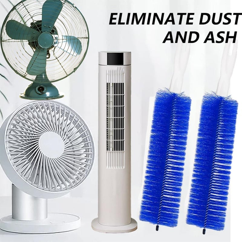 Professional Fan & Vent Cleaning Brush – Long Reach Flexible Duster for Air Conditioner, Blinds, Curtains & Household Cleaning (Blue (two packs)) - Image 4