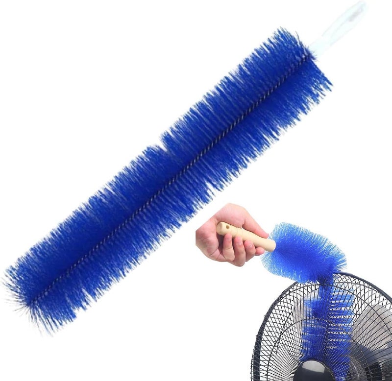Professional Fan & Vent Cleaning Brush – Long Reach Flexible Duster for Air Conditioner, Blinds, Curtains & Household Cleaning (Blue (two packs)) - Image 1