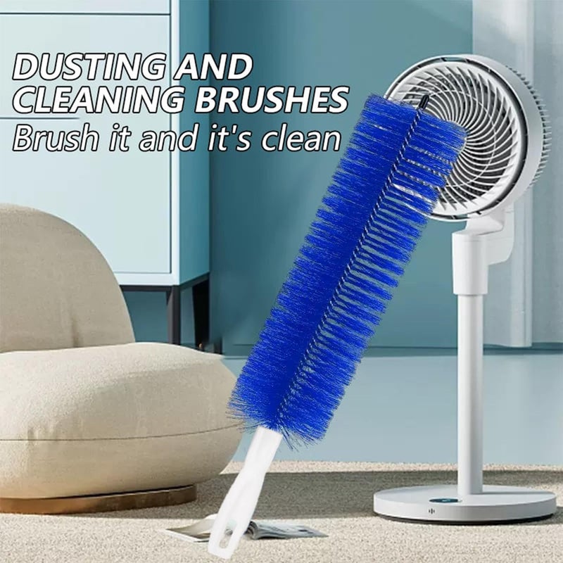 Professional Fan & Vent Cleaning Brush – Long Reach Flexible Duster for Air Conditioner, Blinds, Curtains & Household Cleaning (Blue (two packs)) - Image 3