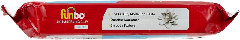 Funbo Air Hardening Clay 1000g - White - Image 3
