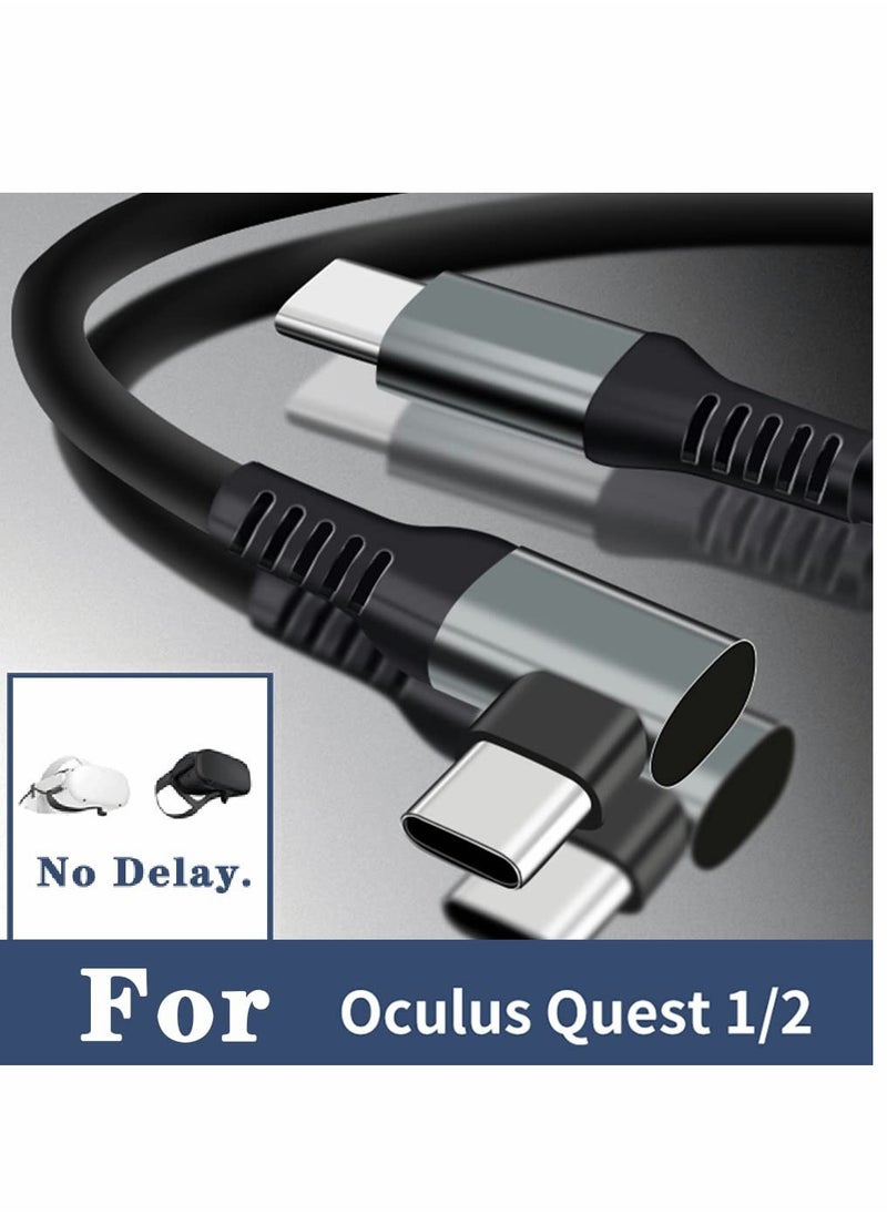 SYOSI - USB C to C High Speed Data Transfer Fast Charging ​for VR Headset and Gaming PC with USB A Male Adapter Cable Manager 16ft C C USB 3.2 Gen1 VR Link Serial Cable for Oculus Quest 1 2 Connecting Cable - Image 1