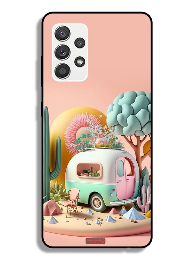 Tolwak Samsung Galaxy M32 5G Protective Case Cover Senercy Art - Image 1