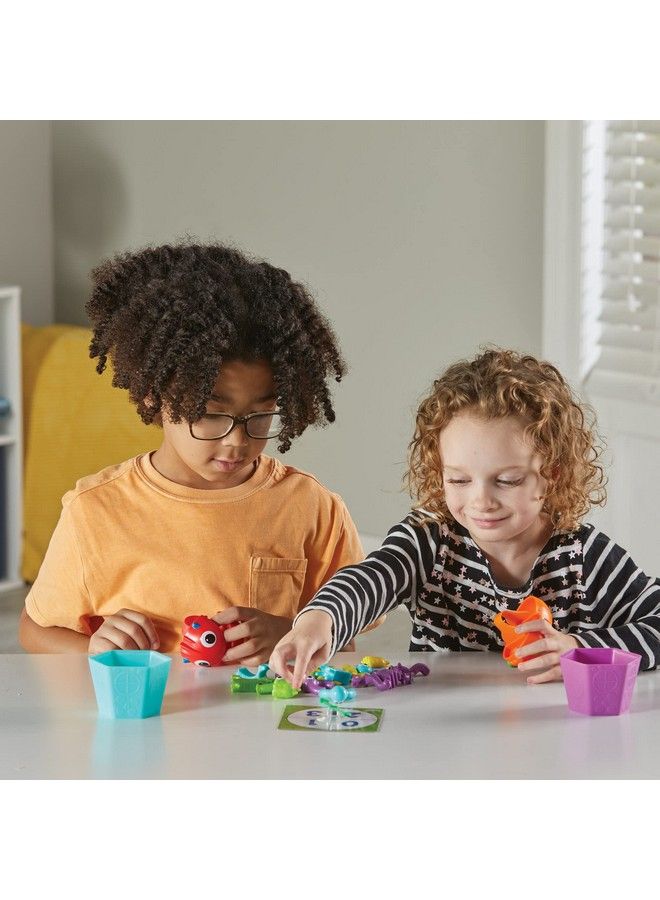 hand2mind Grab That Monster Fine Motor Activity Set Fine Motor Skills Games For Toddlers Occupational Therapy Toys Preschool Learning Activities Prewriting Toys Color Sorting Pincer Grasp Toys - Image 5