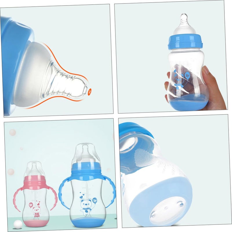 Temperature Sensitive Color Changing Milk Feeding Bottle With Handle For Easy Drinking - Image 4