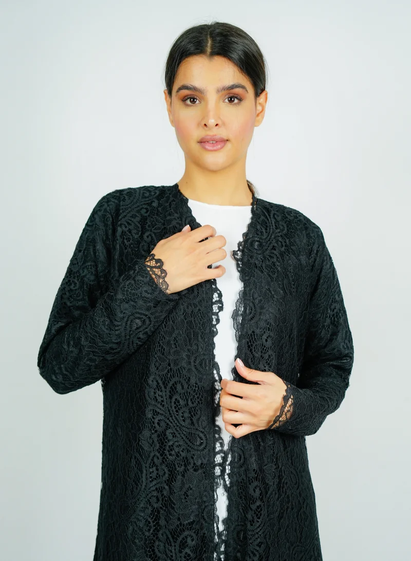 روزيت عباية عباية دانتيل أنيقة