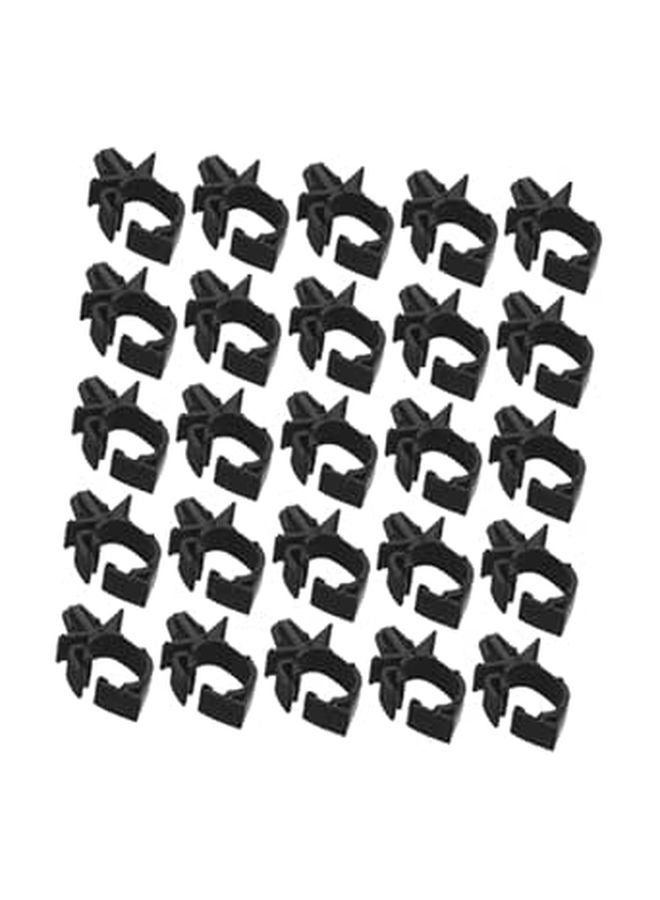 Wire Rack Retainer Clips Generic 50 Pcs Black Automotive Wire Clips Cord Retainers For Car ...
