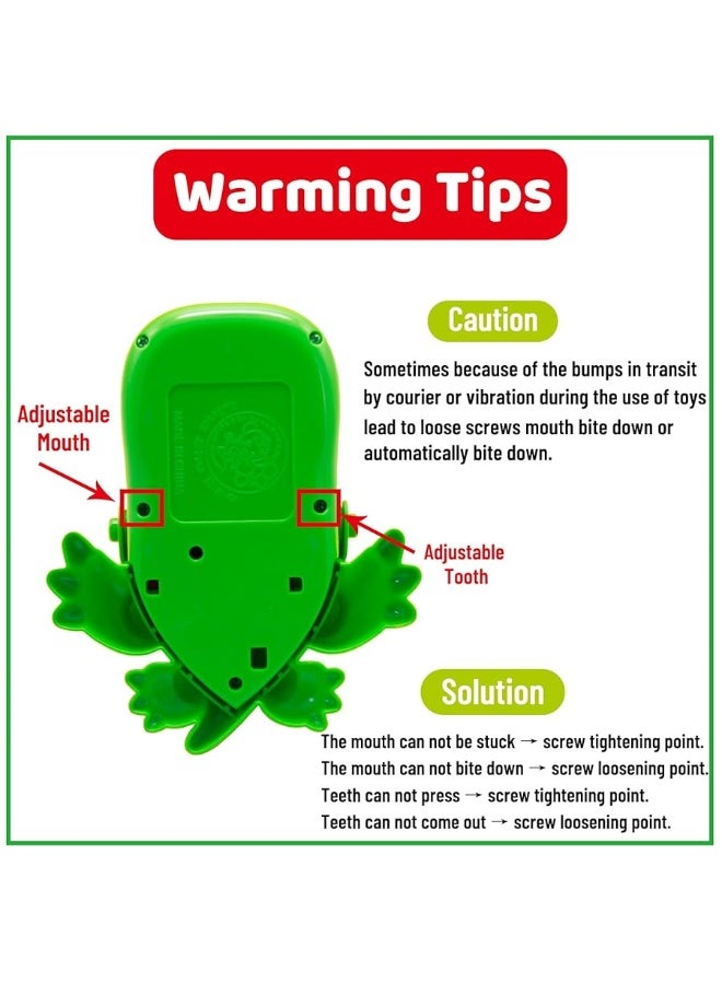 iShyan Crocodile Teeth Toys Game for Kids, Crocodile Biting Finger Dentist Games Funny Alligator Teeth Game - Image 4