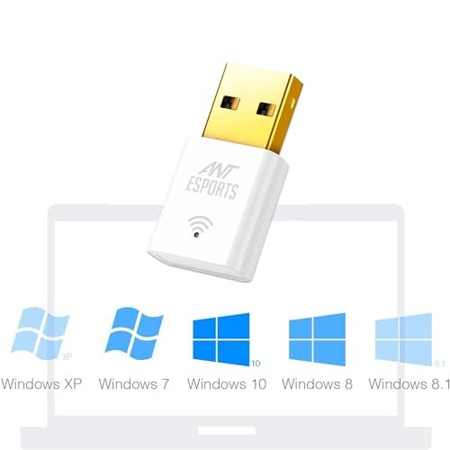 Ant Esports AE300D 300mbps Wi-Fi + DVR USB 2.0 Mini Dongle for Desktop Laptop PC I 2.4Ghz I WiFi 4 802.11N - Image 2