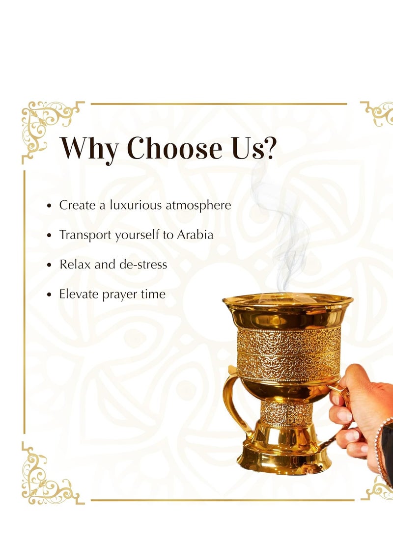 DUKHNI - Dukhni Bakhoor Sheeba عود بخور شيبا - Yemeni Oud Bakhoor Fantastic Arabic Aroma, burns on Charcoal OR Exotic Burner. Perfect for Namaaz, Masjid, Quran, Prayer. Relive Arabic Culture - Image 1