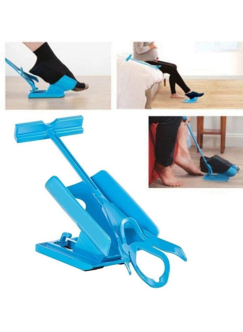 general Sock putter, sock putting aid, putting on and taking off aid, with 3 pairs of socks, sock putting on and taking off aid - Image 3