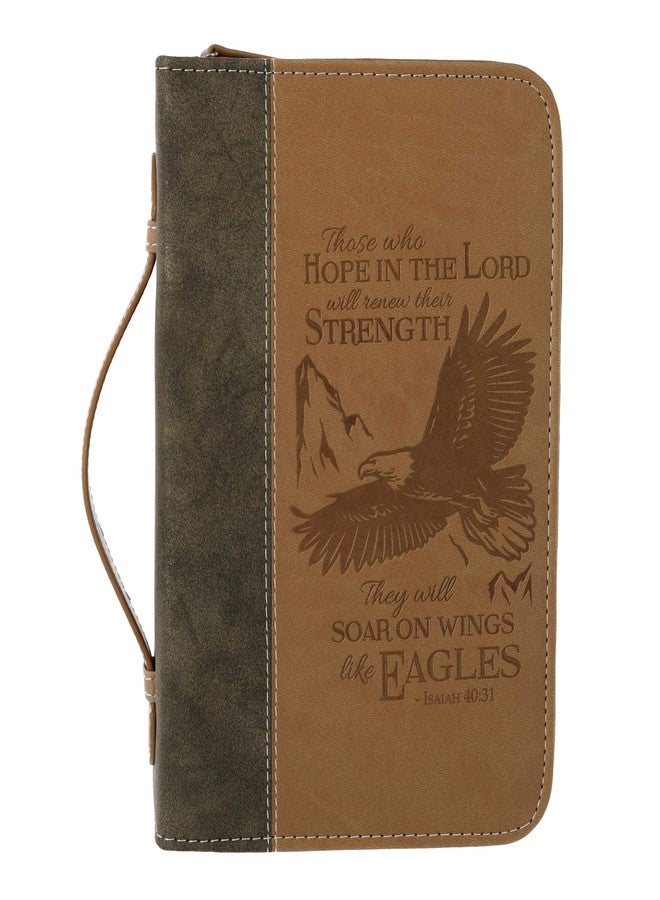 Divinity Boutique "Divinity Boutique Bible Business Report Cover (25672) | Large Fits Bibles up to 9" X 6.25" X 1.25", Brown - Image 1