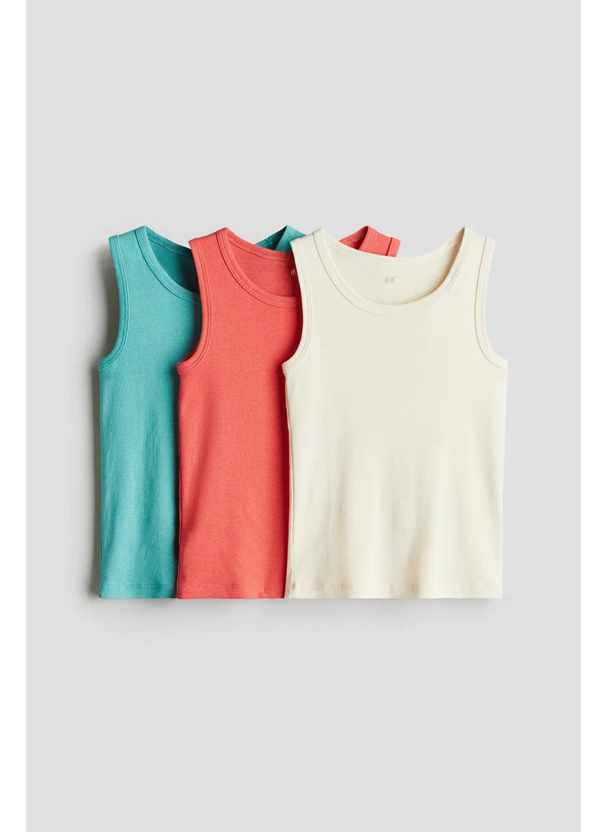 اتش اند ام 3-Pack Cotton Vest Tops
