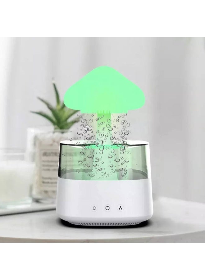 LIXES Raining Cloud Night Light with White Noise Remote Control Adapter Desk Fountain Bedroom Living Room for Sleeping Relaxing Gifts for Kids Boys Girls Men Women Birthday Holiday - Image 3