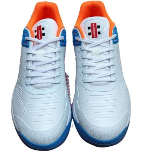 Gray-Nicolls Volt XW Pro Cricket Shoes, Men's, Blue/Orange (Blue/Orange, UK Footwear Size System, Adult, Men, Numeric, Medium, 12) - Image 3