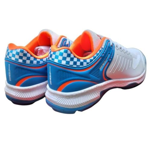 Gray-Nicolls Volt XW Pro Cricket Shoes, Men's, Blue/Orange (Blue/Orange, UK Footwear Size System, Adult, Men, Numeric, Medium, 12) - Image 5