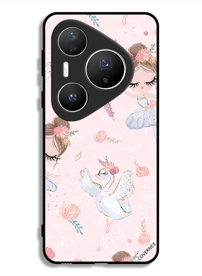 Covernex Huawei Pura 80 Pro Plus Protective Case Cover Doly Girl And Flowers - Image 1