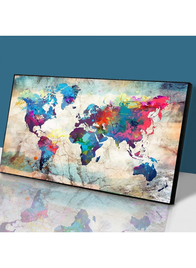 YALKIN Diamond Painting Kits for Adults, YALKIN DIY Large 5D Diamond Painting World Map (31.5 x 15.7 inch) Paint by Number with Gem Art Drill Dotz Diamond Painting Kits for Kids for Home Wall Décor - Image 2