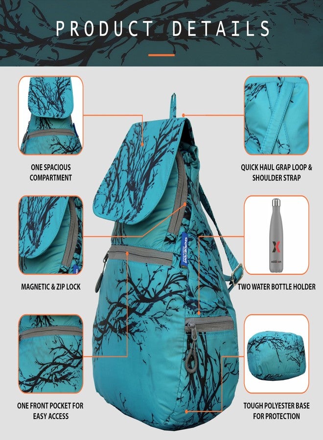 addixon backpacks for girls | Casual use | Daily use | College use | Multipurpose use | Aqua Green | 10 Liter - Image 3