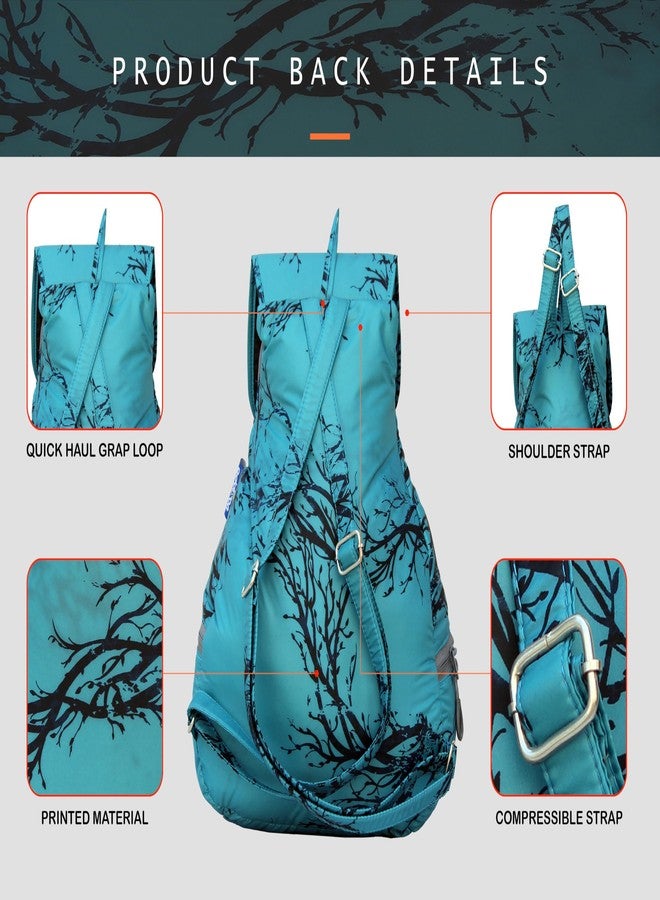 addixon backpacks for girls | Casual use | Daily use | College use | Multipurpose use | Aqua Green | 10 Liter - Image 4