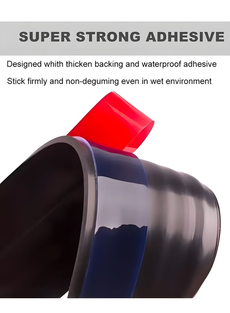 BIG MAX 2 Door Draft Stoppers, 200cm (100cm*2) Length Under Door Seal, Door Sweep for Exterior & Interior Doors, Door Bottom Draft Blocker Dust and Noise Insulation - Image 2