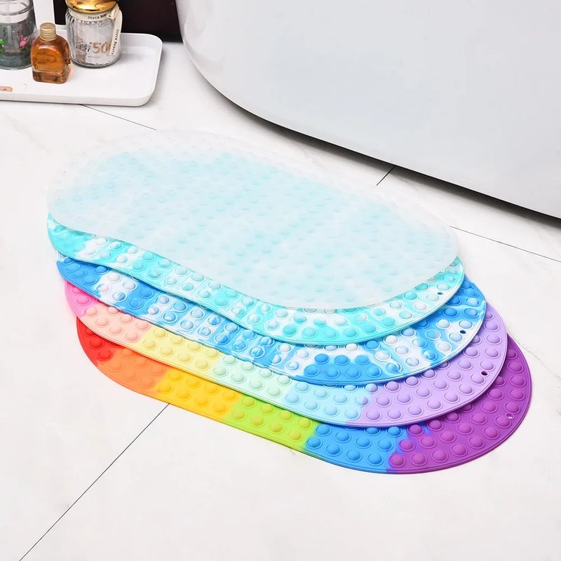 Y&D Best Selling Non Slip PVC Baby Bath Mat - Cartoon Pattern Bathtub Mats for Toddlers & Kids Safety - Image 4