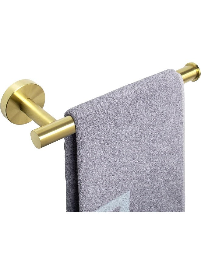NearMoon NearMoon Hand Towel Holder/Towel Ring, Thicken SUS304 Stainless Steel Hand Towel Bar for Bathroom, Rustproof Wall Mounted Towel Rack, Contemporary Style Bath Accessories, 9 Inch (Brushed Gold)  - Image 1