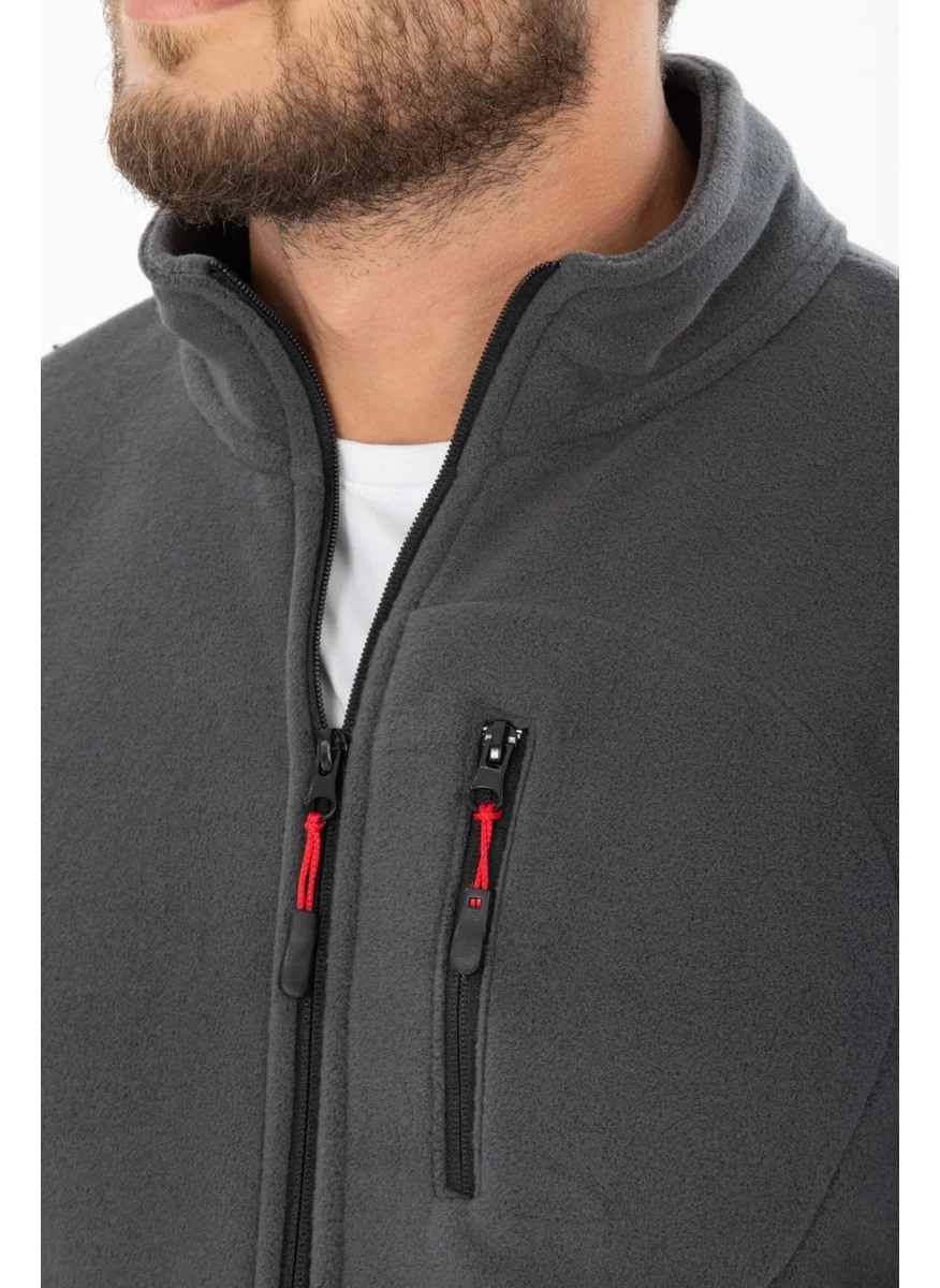 Four Man Men's Polar Fleece Jacket (T-SHIRT WITH GIFT)
