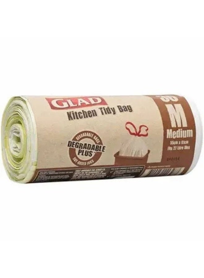 Glad Kitchen Tidy Bag Roll, 30 Pcs 