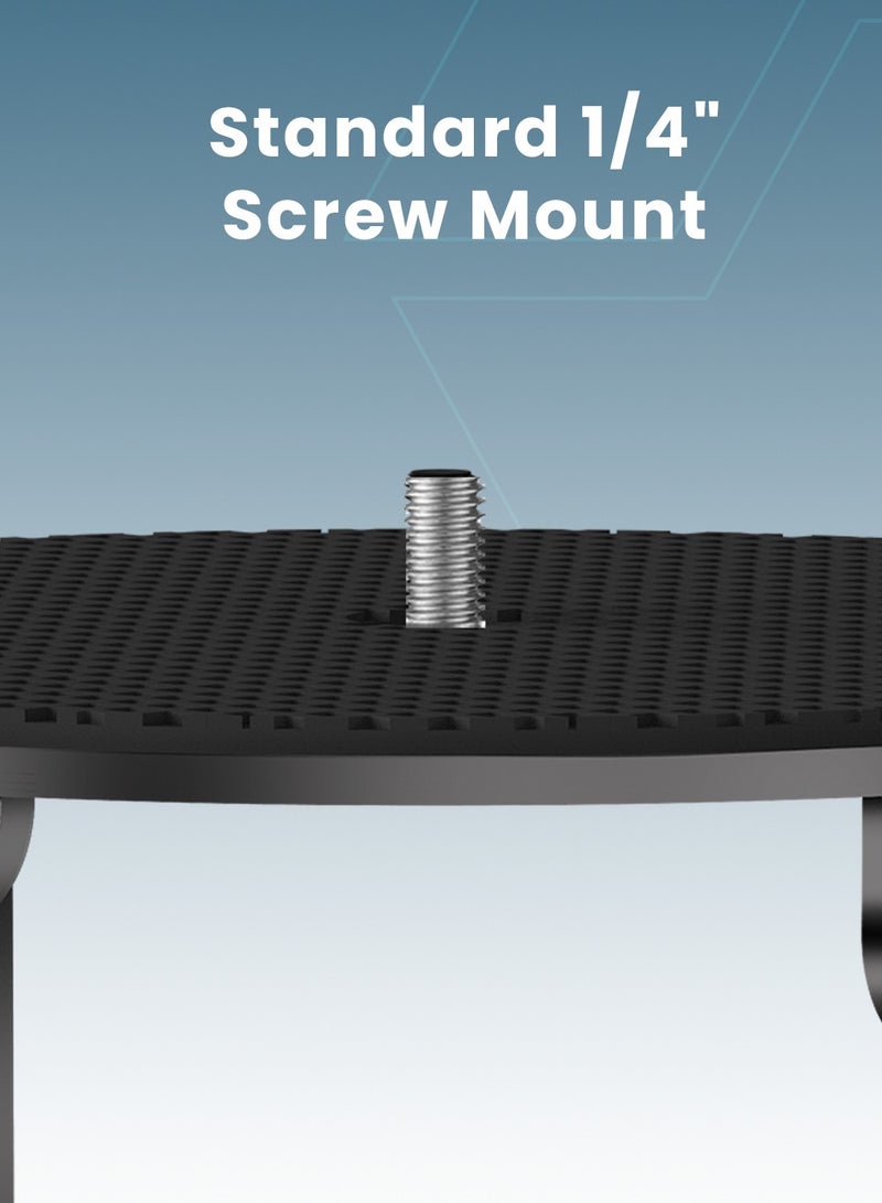 Moxedo Helixmount Desktop Stand for Projector Aluminium Alloy Folding Adjustable Tilt Angle Top Mount Compatible with Most Projectors Home Office and Entertainment - Image 3