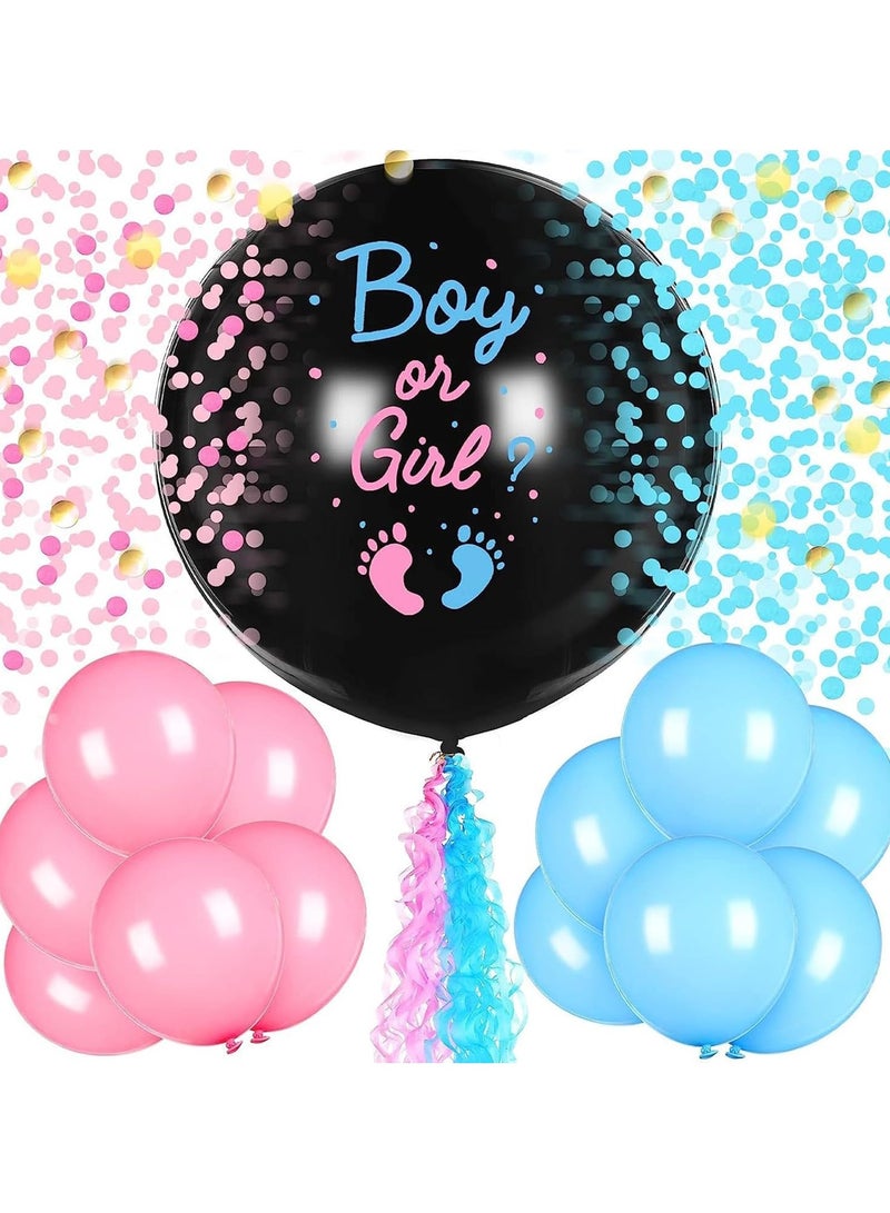 هاي هونور 27 قطعة جنس يكشف حزب زخرفة مجموعة , فتى أو بنت منطاد , جنس يكشف منطاد , جنس يكشف منطاد , جنس يكشف منطاد , جنس يكشف منطاد , جنس يكشف منطاد طفلة , جنس يكشف منطاد طفلة طرف - Image 1