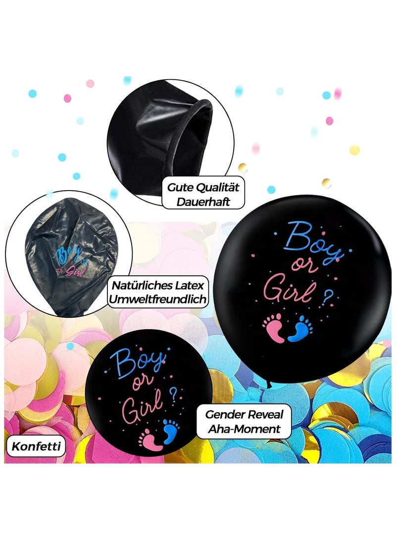 هاي هونور 27 قطعة جنس يكشف حزب زخرفة مجموعة , فتى أو بنت منطاد , جنس يكشف منطاد , جنس يكشف منطاد , جنس يكشف منطاد , جنس يكشف منطاد , جنس يكشف منطاد طفلة , جنس يكشف منطاد طفلة طرف - Image 3