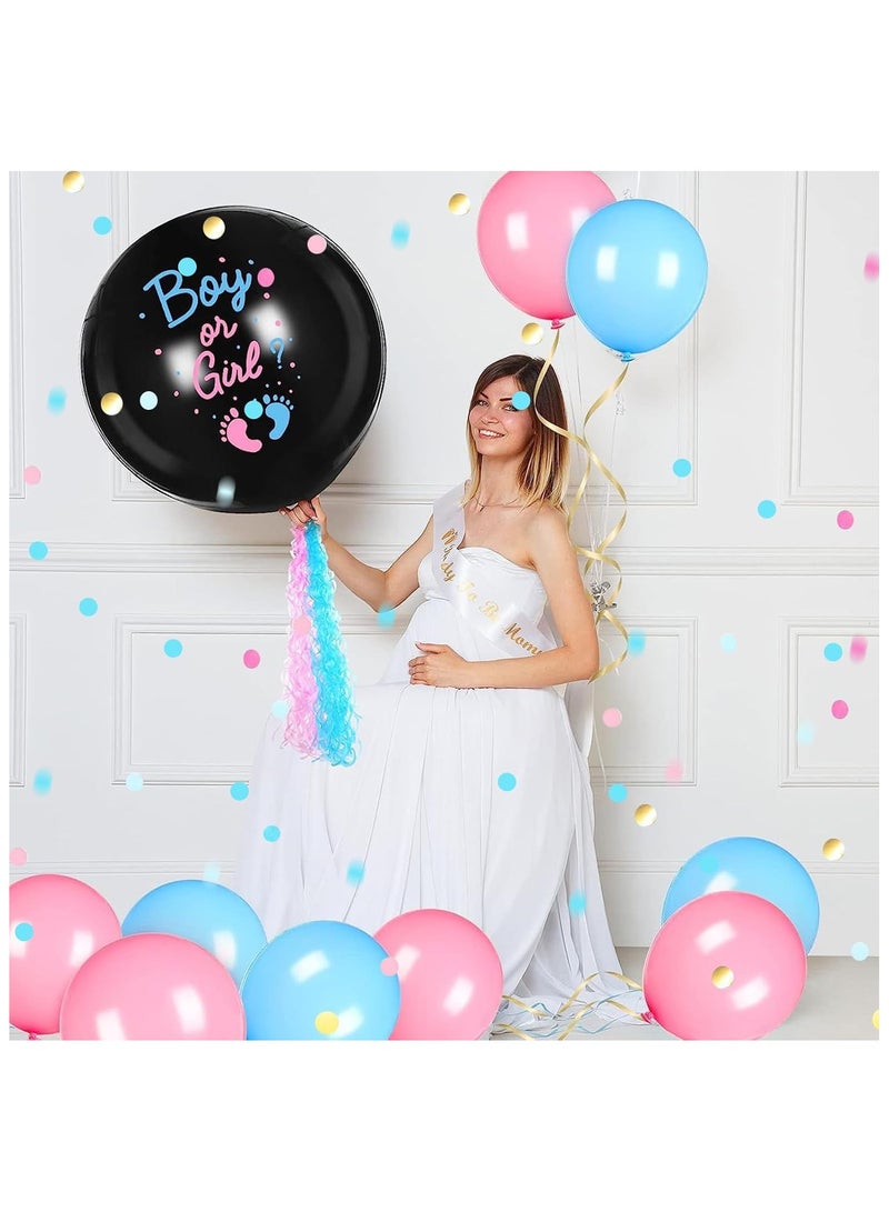 هاي هونور 27 قطعة جنس يكشف حزب زخرفة مجموعة , فتى أو بنت منطاد , جنس يكشف منطاد , جنس يكشف منطاد , جنس يكشف منطاد , جنس يكشف منطاد , جنس يكشف منطاد طفلة , جنس يكشف منطاد طفلة طرف - Image 5