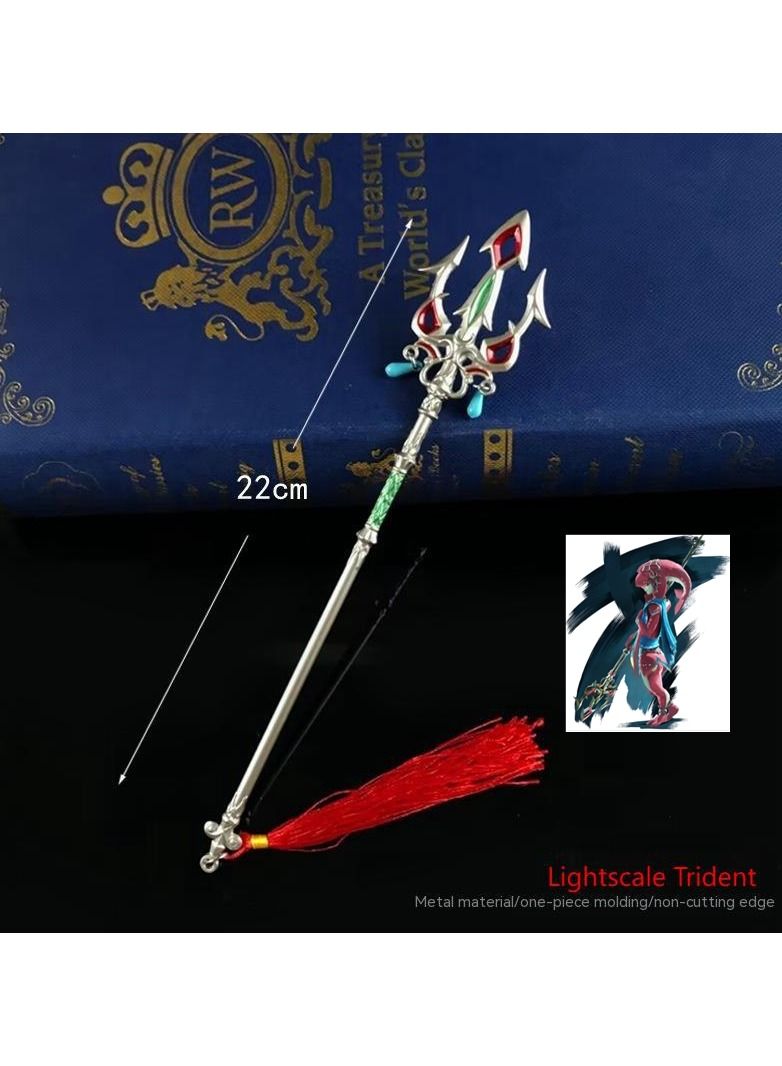 The Legend of Zelda: Tears of the Kingdom Mifa Lightscale Trident Alloy decoration model 22cm - Image 1