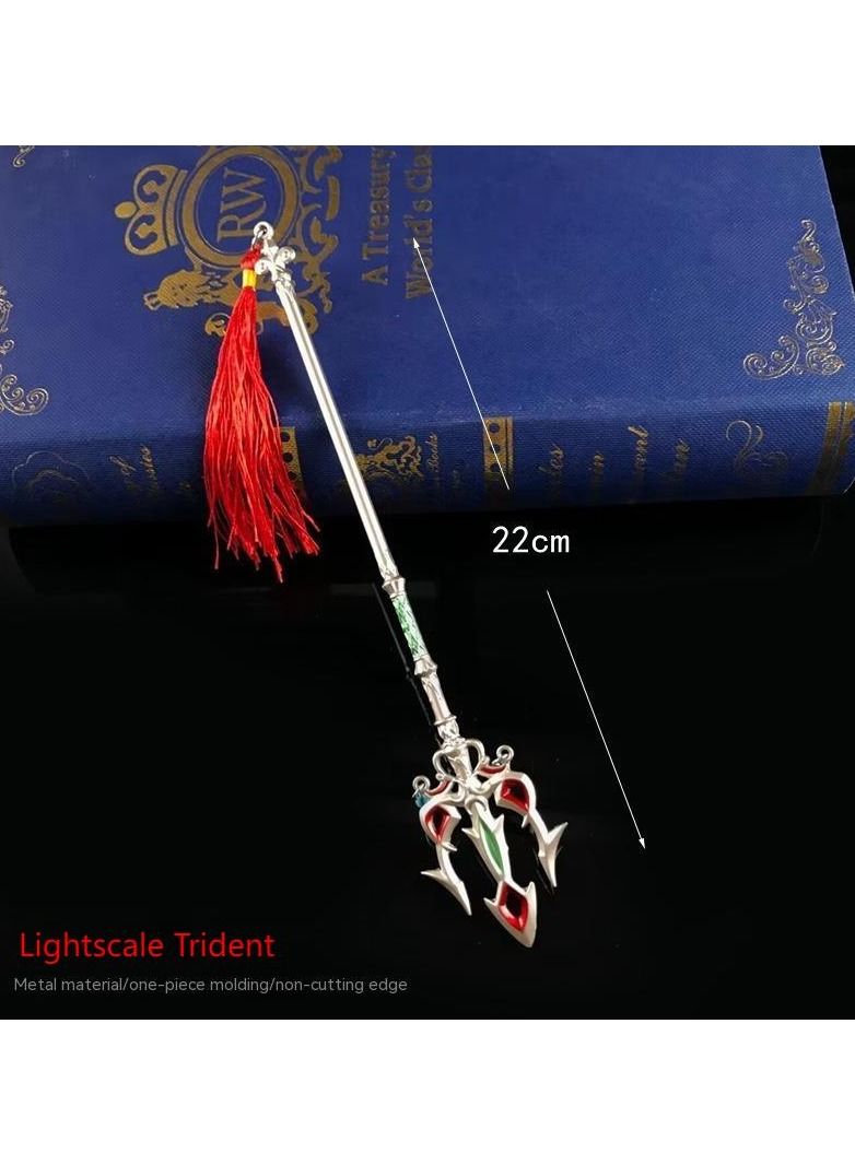 The Legend of Zelda: Tears of the Kingdom Mifa Lightscale Trident Alloy decoration model 22cm - Image 4