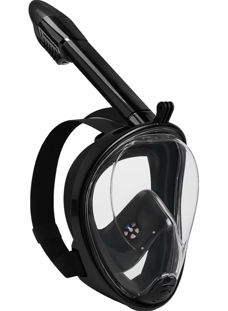 Full Face Snorkel Mask for Adults Teen, with Detachable Camera Mount, Safe Breathing, Anti Leak, Panoramic 180°View, Anti-Fog Anti-Leak Snorkling Set for Man and Women - Image 1