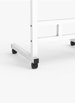 Toshionics Upgraded Metal Base Adjustable Multipurpose Movable Desktop Computer Mobile Laptop Desk Home And Office Desks For Work and Study Moveable Portable Coffee Overbed Tray Bedside Sofa Table  - Image 4