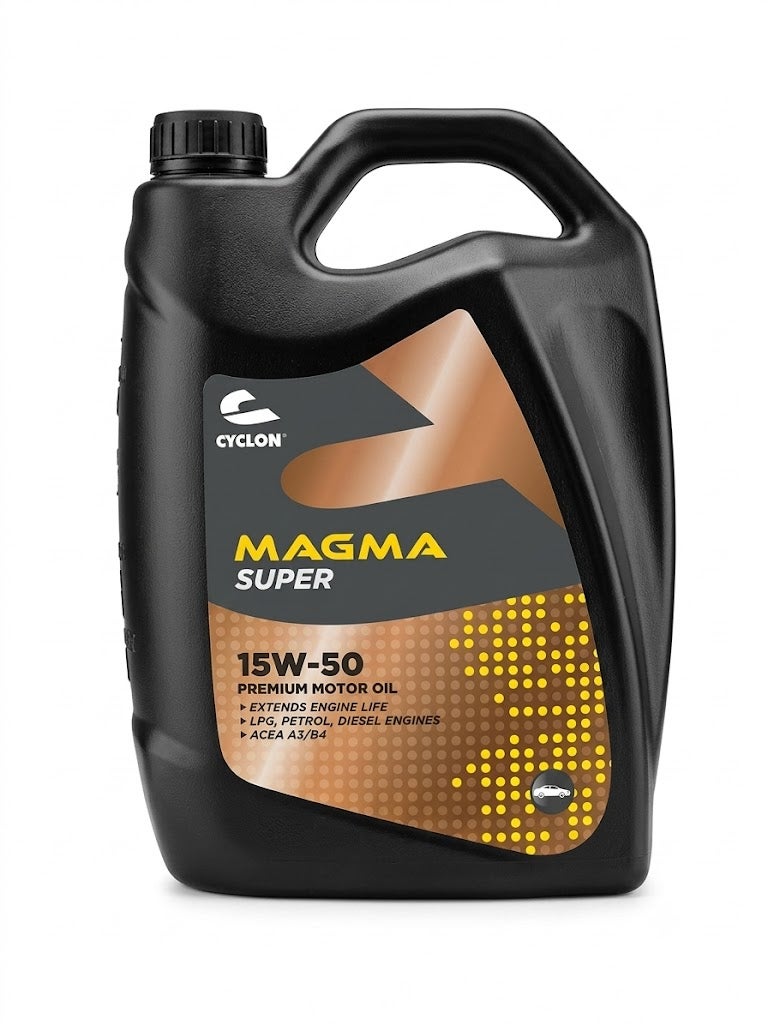 زيت موتور سايكلون ماجما سوبر 15W-50 - سعة 4 لتر