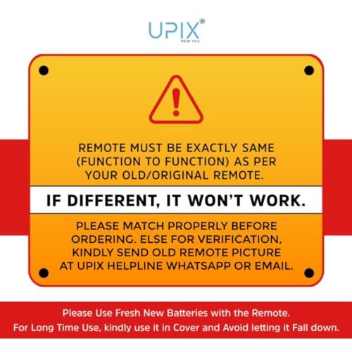 Upix Compatible Voltas AC Remote No. 31 | No Backlight | Exactly Same Remote Will Only Work - Image 4
