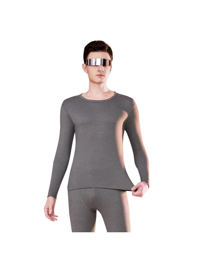 Yalu Anti-mite Anti-static Cashmere Silk Men's Thermal Underwear Set 10a Antibacterial Derong Autumn Shirt And Pants - Image 3