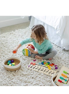 Generic 5 Piece Round Small Woven Baskets Set Cotton Rope Baskets For Organizing Fruits Remotes Key Tray Bowl for Entryway Desk Shallow Home Decor Cat Dog Gift  - Image 5
