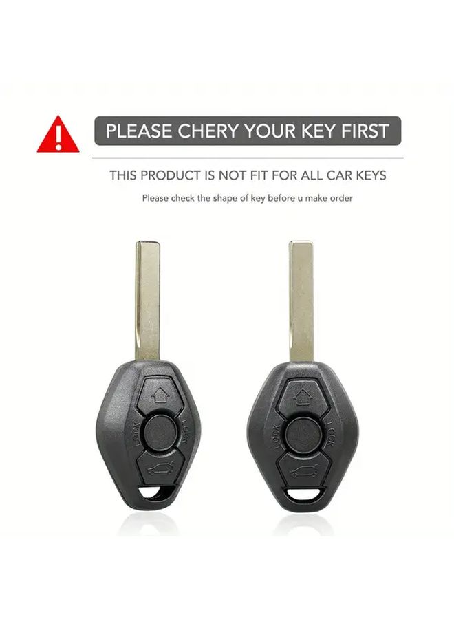 Black Silicone Remote Key Case Cover for BMW 3 5 7 Series X5 X3 Z4 Models - Image 4